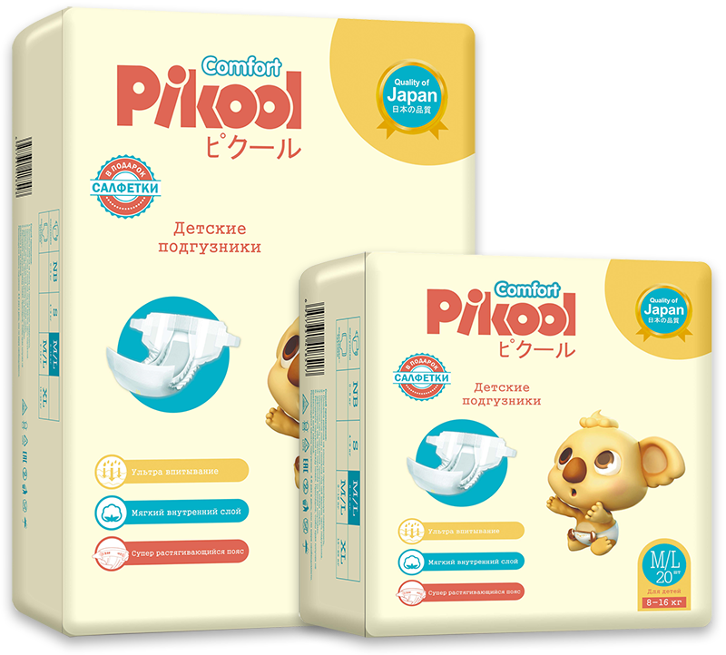 Pikool Comfort / Пикул Комфорт – подгузники и средства гигиены, японское  качество